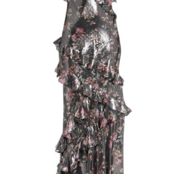 PROM LoveShackFancy Rialto Floral Silk Lamé Maxi Dress several sizes NWT - Picture 6 of 11